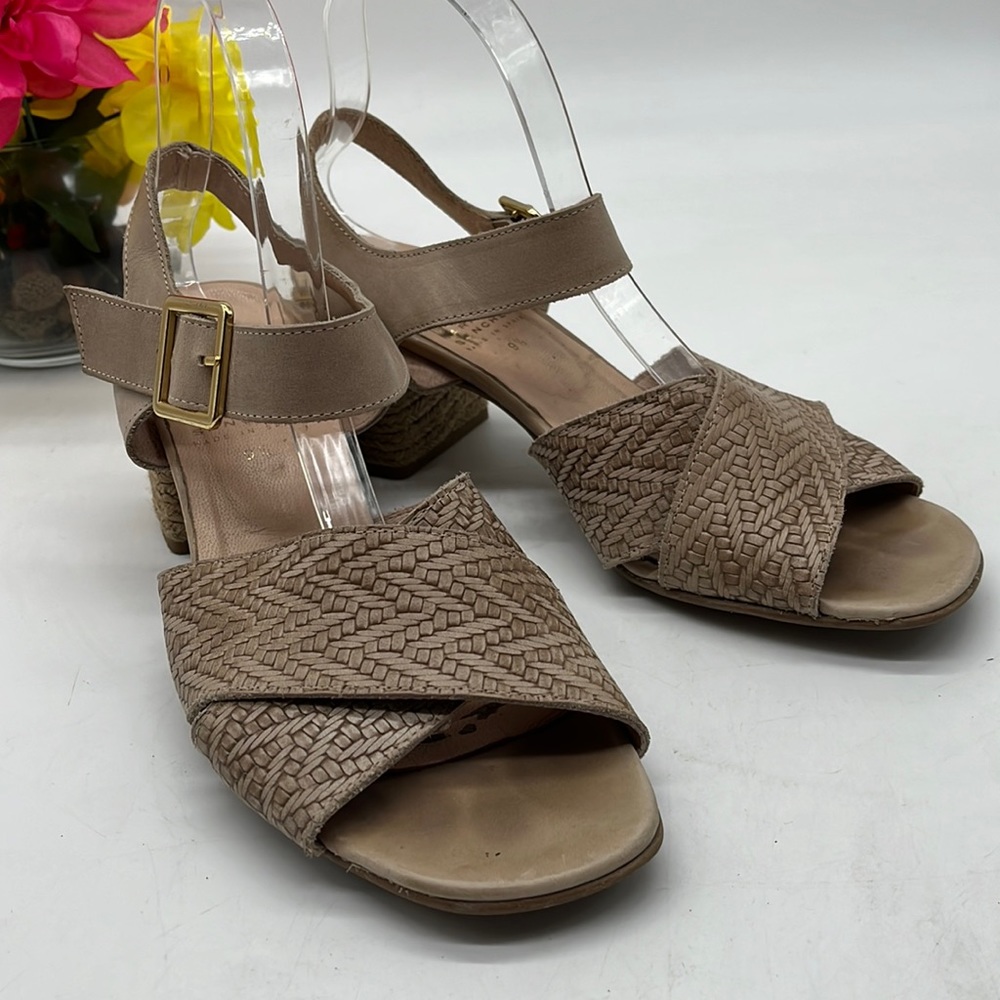 Marroqui Sanchez Leather Heels Sandals Size 9.5. MCH3094A